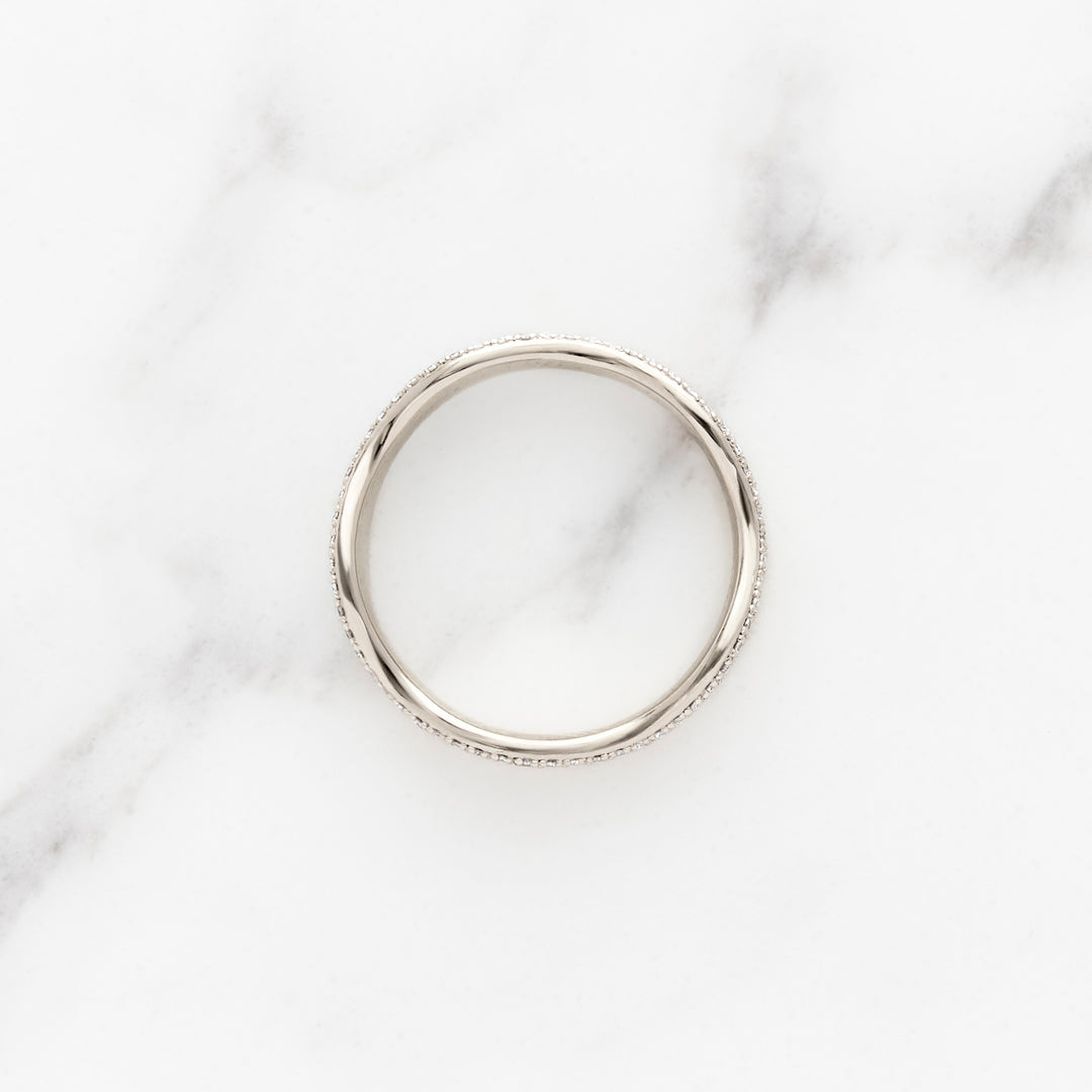Wavy Dareth Diamond Eternity Band