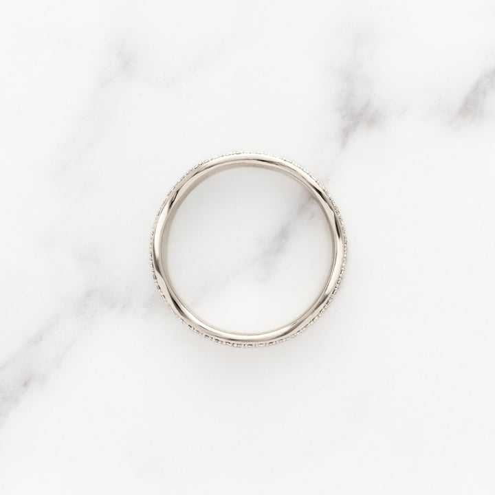 Wavy Dareth Diamond Eternity Band