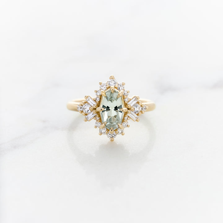 Sage Sapphire in a Custom Halo