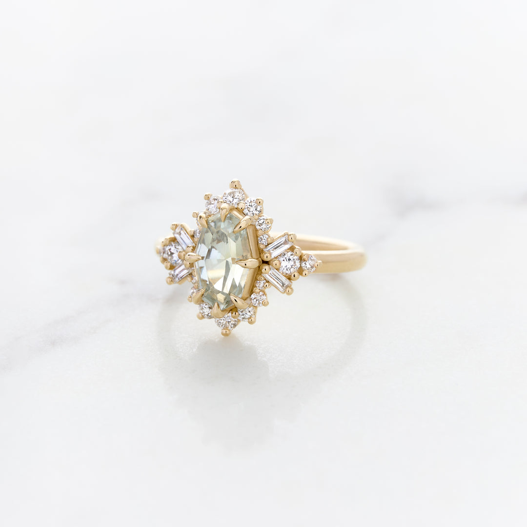 Sage Sapphire in a Custom Halo