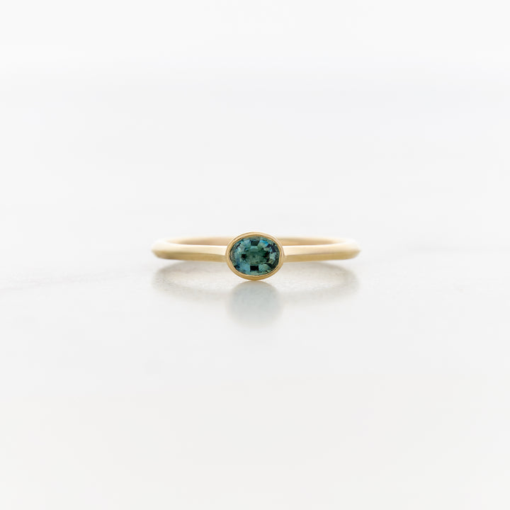 Petite Sapphire Bezel Ring