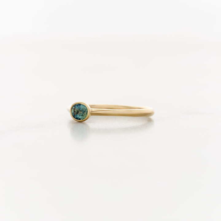 Petite Sapphire Bezel Ring