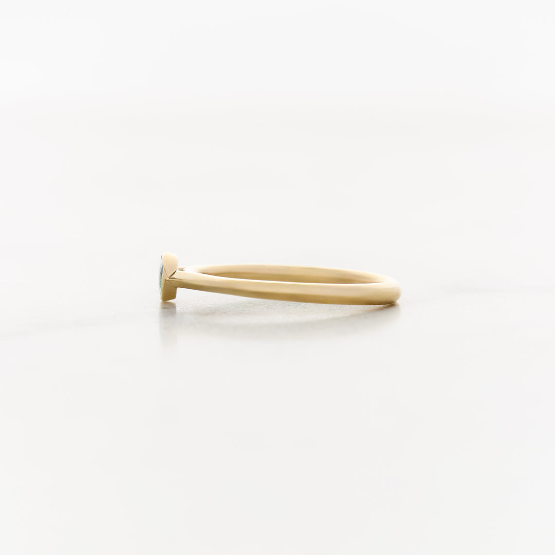 Petite Sapphire Bezel Ring