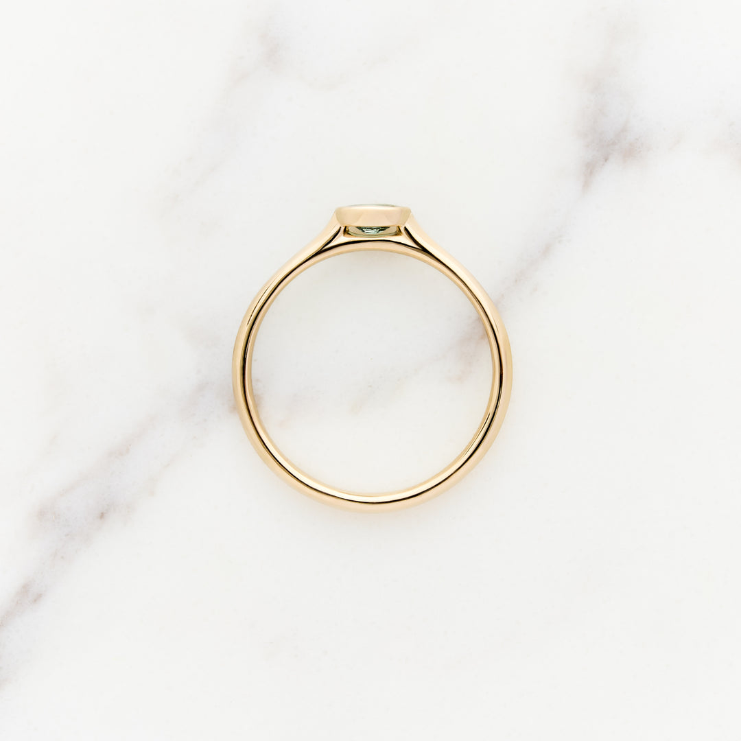 Petite Sapphire Bezel Ring
