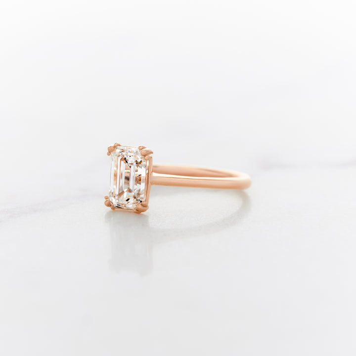 Tulip Emerald Cut Solitaire
