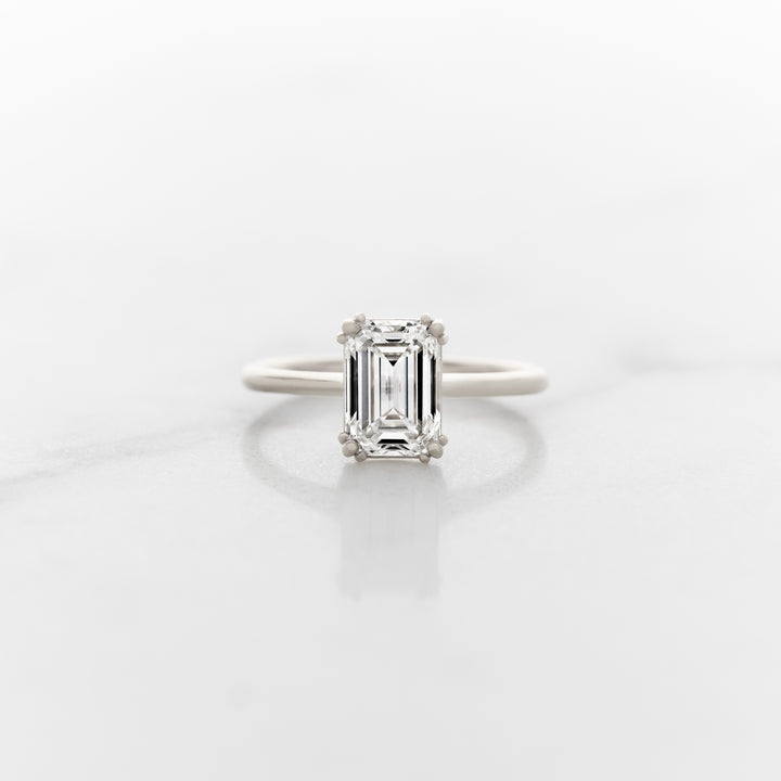 Tulip Emerald Cut Solitaire
