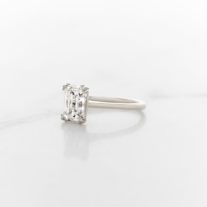 Tulip Emerald Cut Solitaire