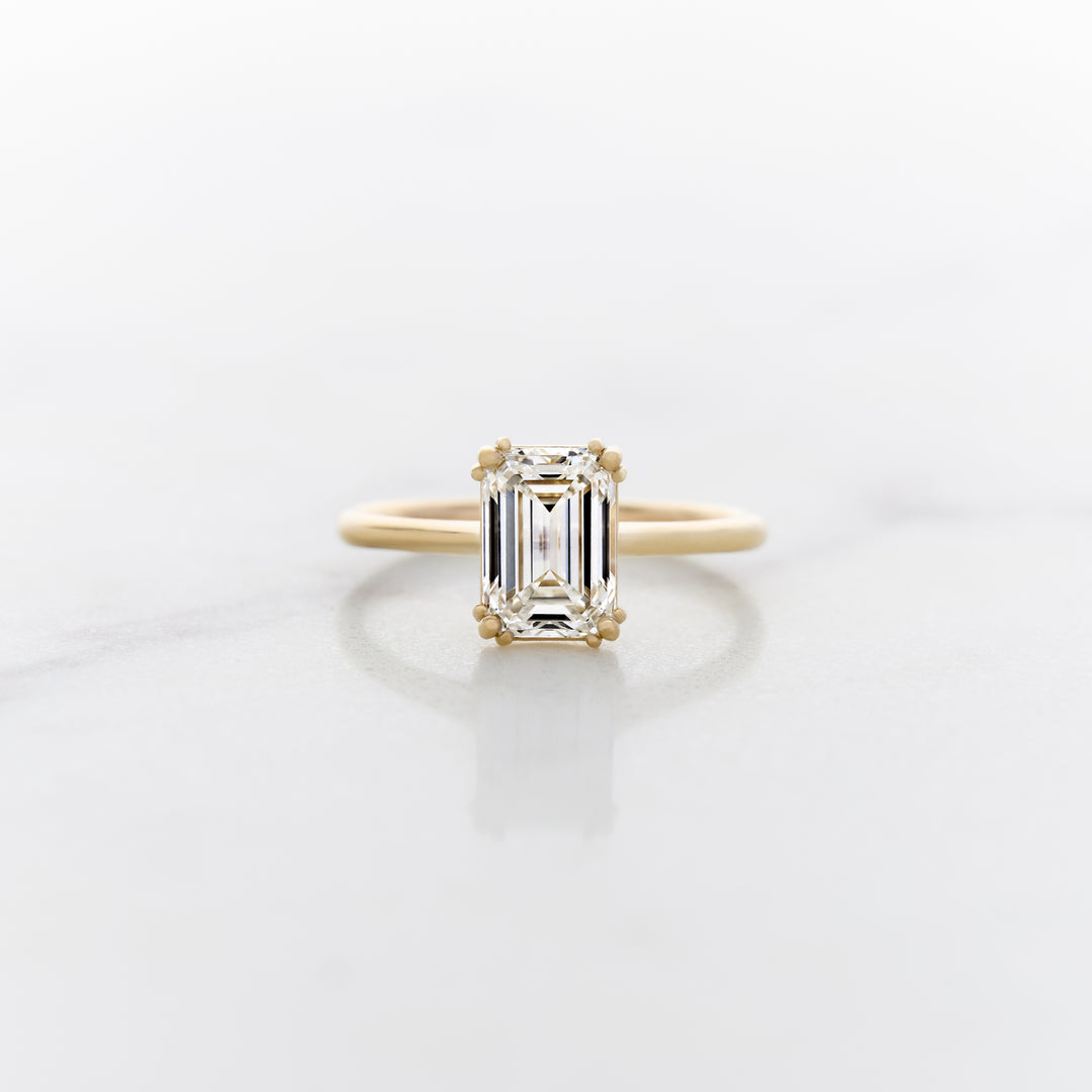 Tulip Emerald Cut Solitaire