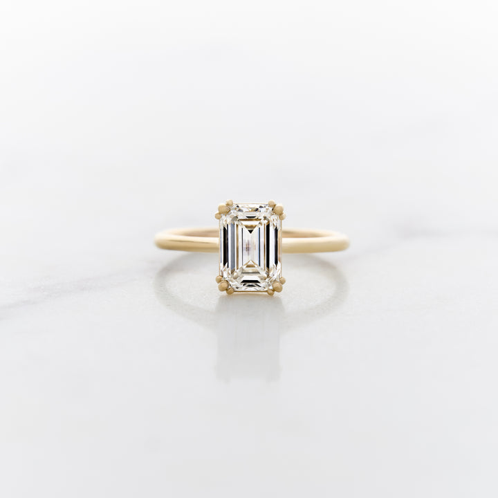 Tulip Emerald Cut Solitaire