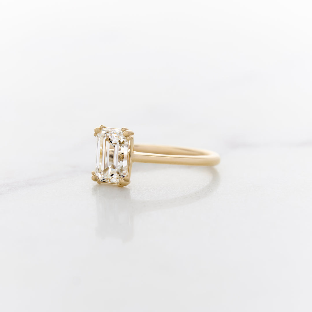 Tulip Emerald Cut Solitaire