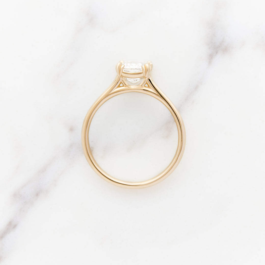 Tulip Emerald Cut Solitaire