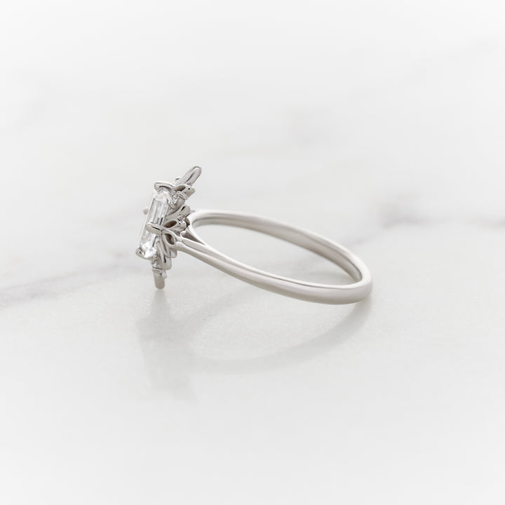 Ivy Emerald Cut Halo Ring