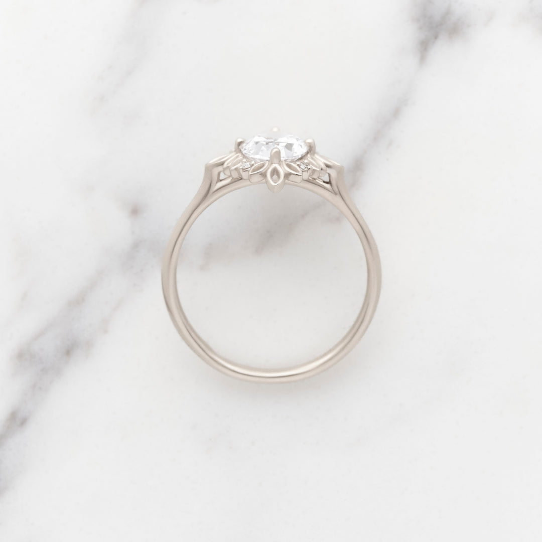 Ivy Oval Halo Ring