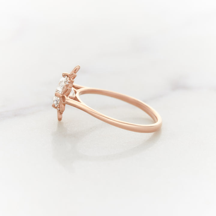 Ivy Round Halo Ring