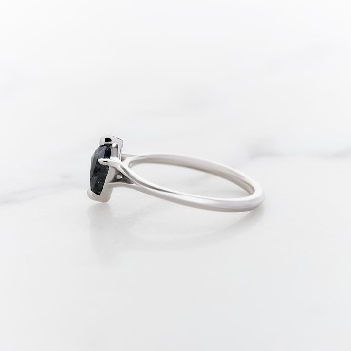 0.81ct Kite Cut Galaxy Diamond Orchid Ring