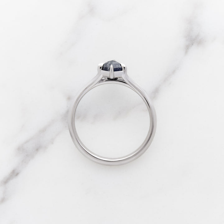 0.81ct Kite Cut Galaxy Diamond Orchid Ring
