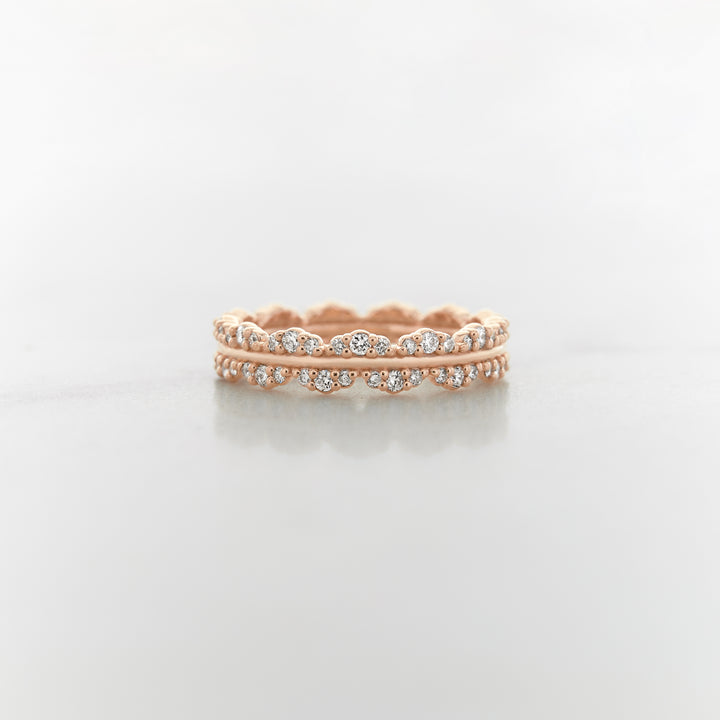Ranunculus Double Sided Diamond Eternity Band