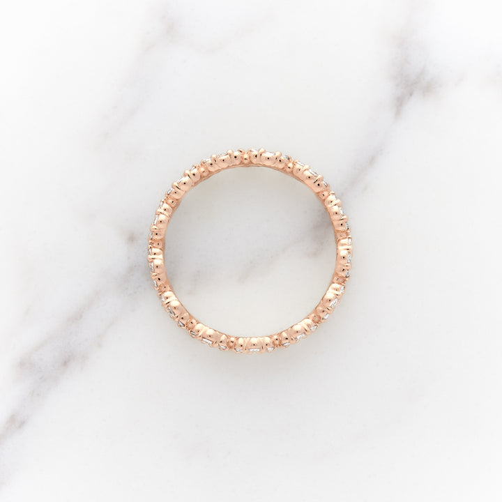 Ranunculus Double Sided Diamond Eternity Band