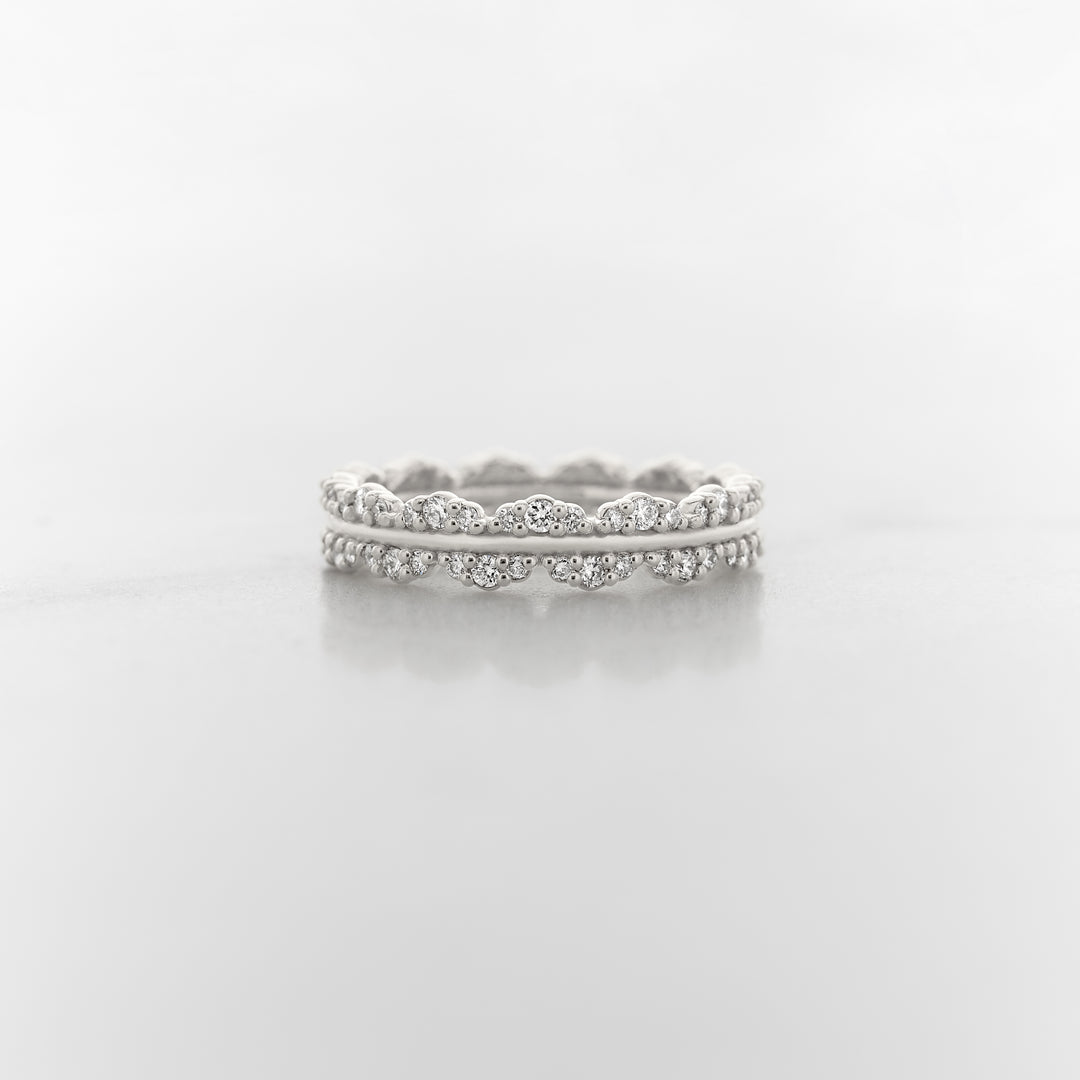 Ranunculus Double Sided Diamond Eternity Band