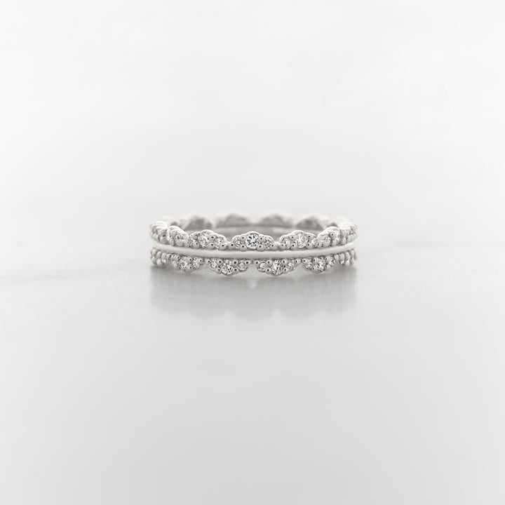 Ranunculus Double Sided Diamond Eternity Band
