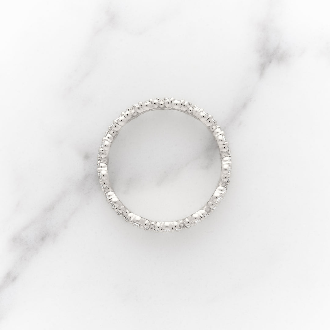 Ranunculus Double Sided Diamond Eternity Band