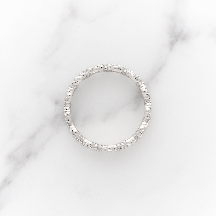 Ranunculus Double Sided Diamond Eternity Band
