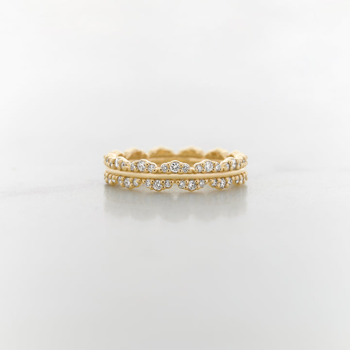 Ranunculus Double Sided Diamond Eternity Band