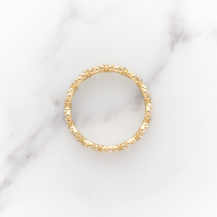 Ranunculus Double Sided Diamond Eternity Band