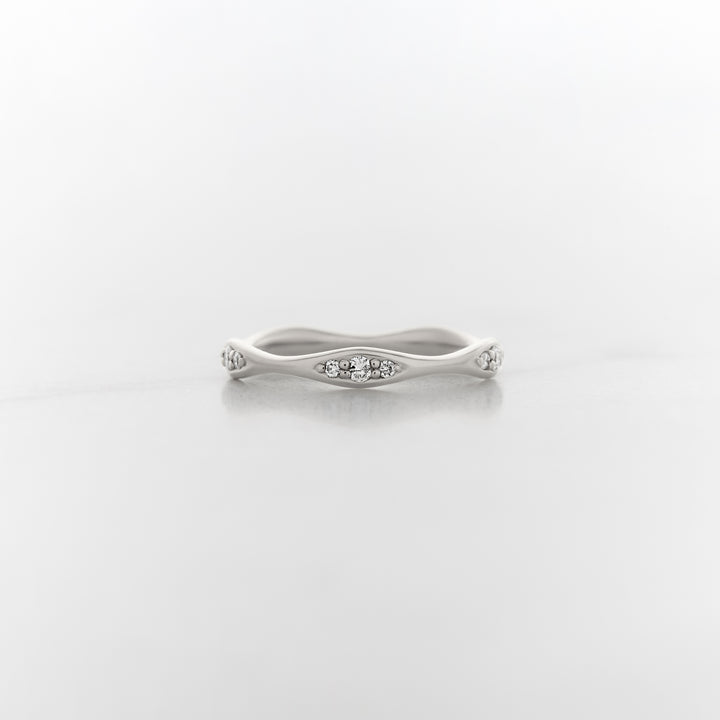 Sweet Pea Diamond Eternity Band