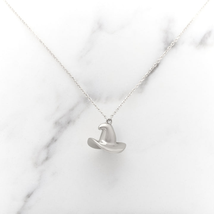 Gold Witch Hat Charm or Necklace