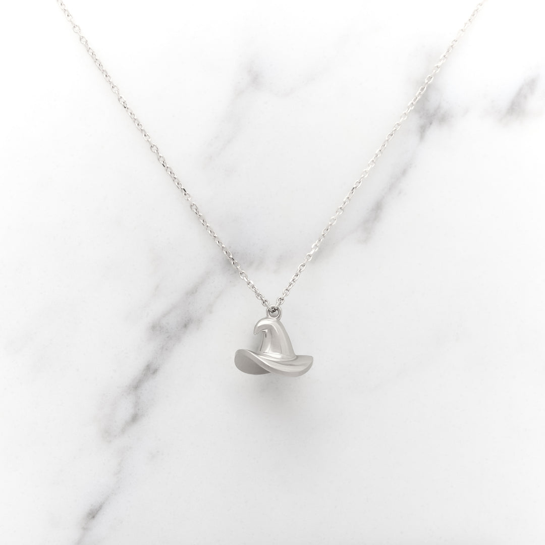 Gold Witch Hat Charm or Necklace