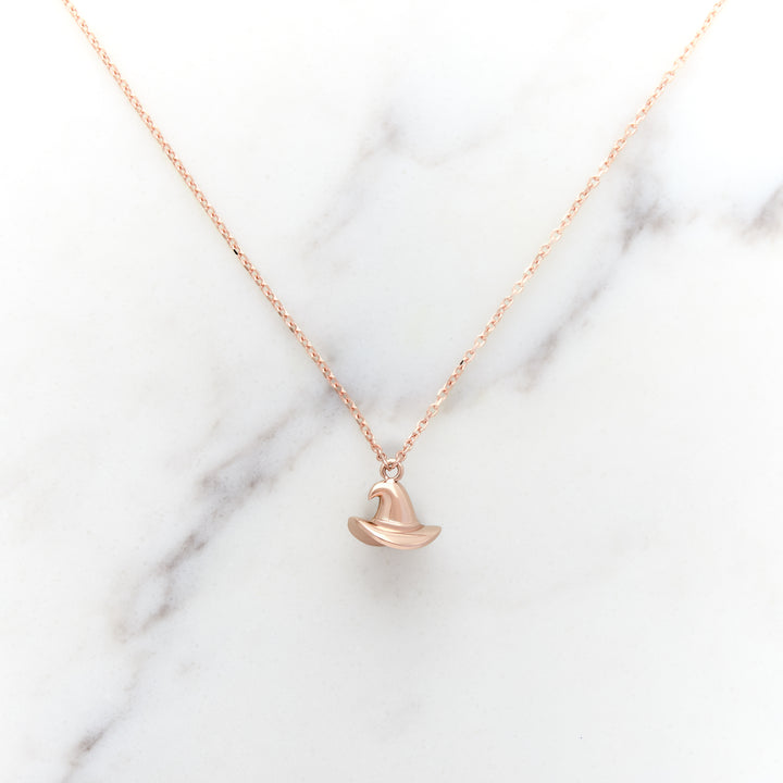 Gold Witch Hat Charm or Necklace
