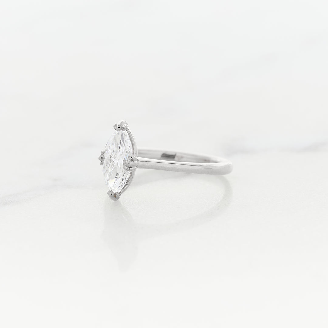 Tulip Marquise Solitaire