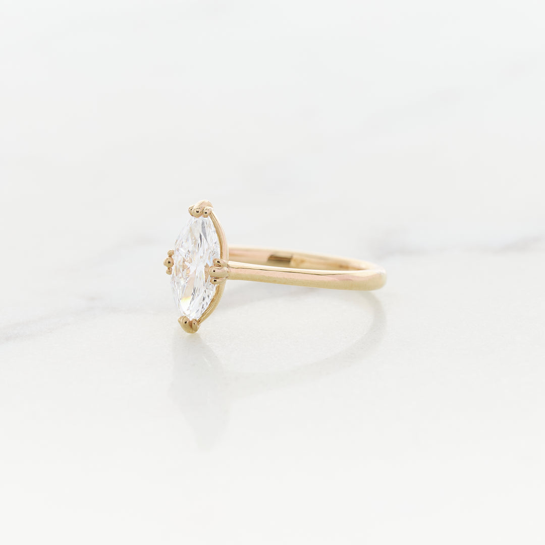 Tulip Marquise Solitaire