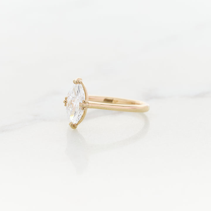 Tulip Marquise Solitaire