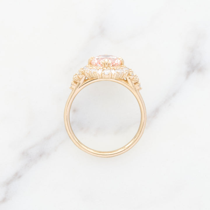 Pink Diamond in a Ballerina Halo