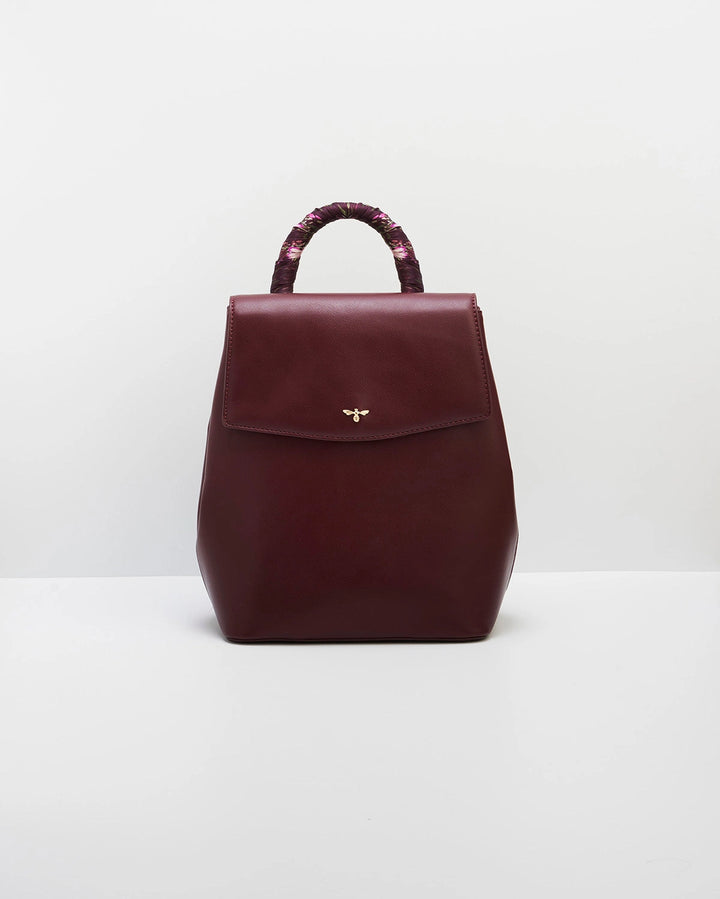 Laura Small Backpack in Burgundy