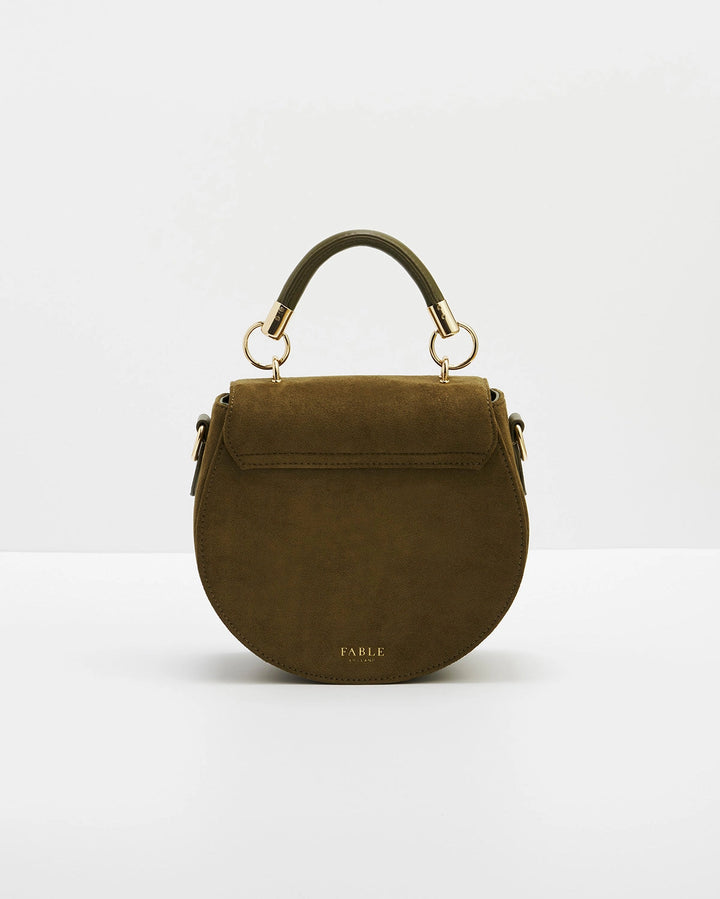 Charlotte Meadow Scene Embroidered Saddle Bag