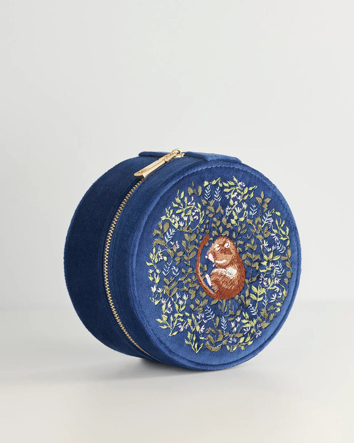 Chloe Giordani Dormouse Jewelry Box Navy