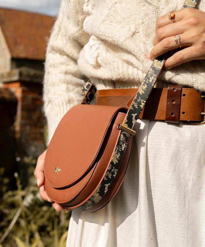 Fable A Night's Tale Saddle Purse Tan