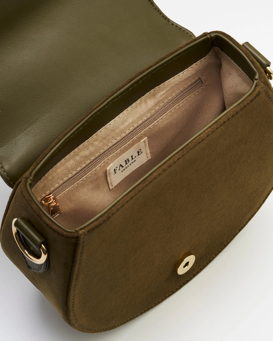 Charlotte Meadow Scene Embroidered Saddle Bag