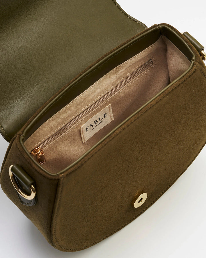 Charlotte Meadow Scene Embroidered Saddle Bag