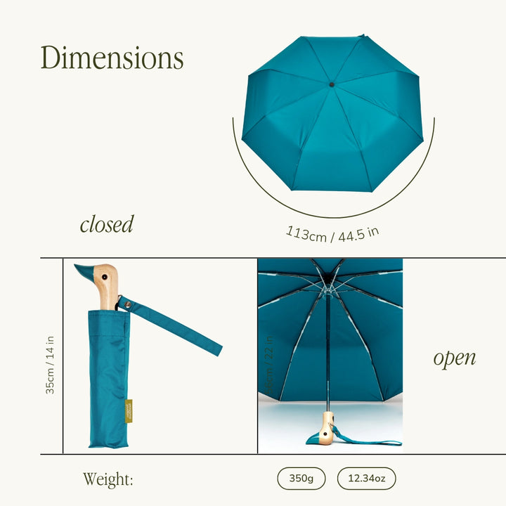 Teal Duckhead Umbrella