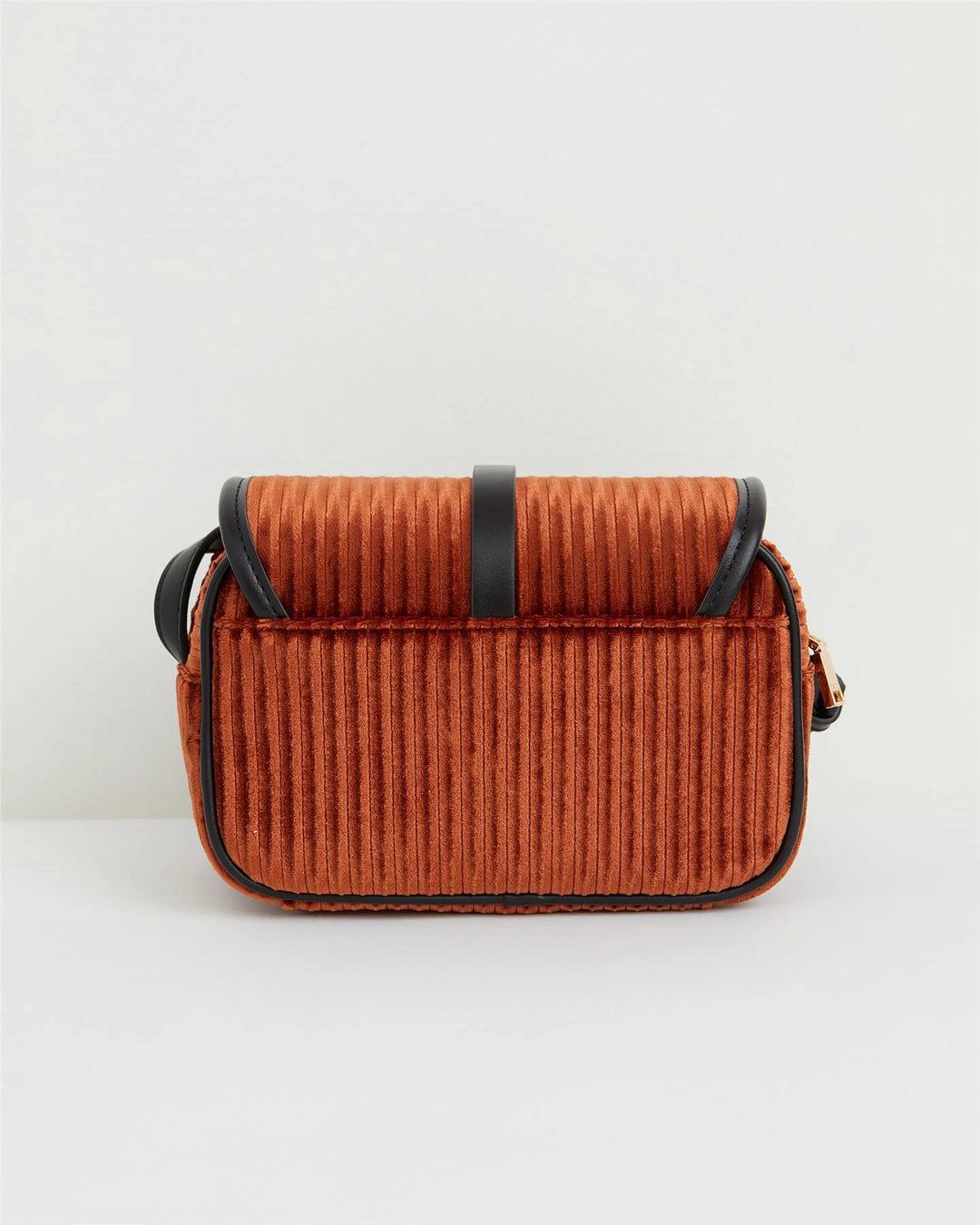 Vivianne Velvet Camera Bag - Amber Rust