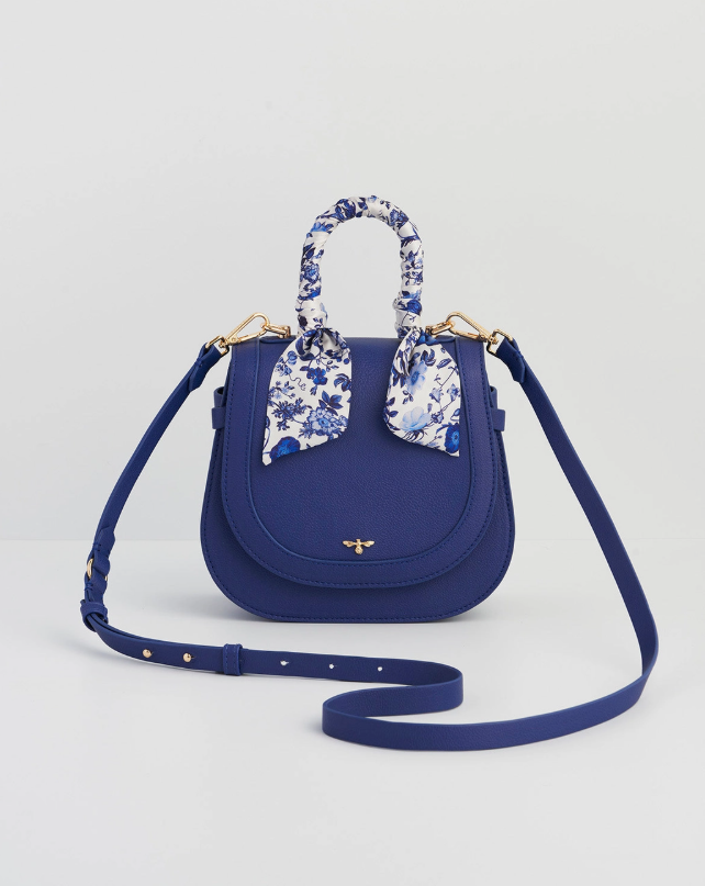 Fable Floral Ditsy Midi Top Handle Saddle Bag