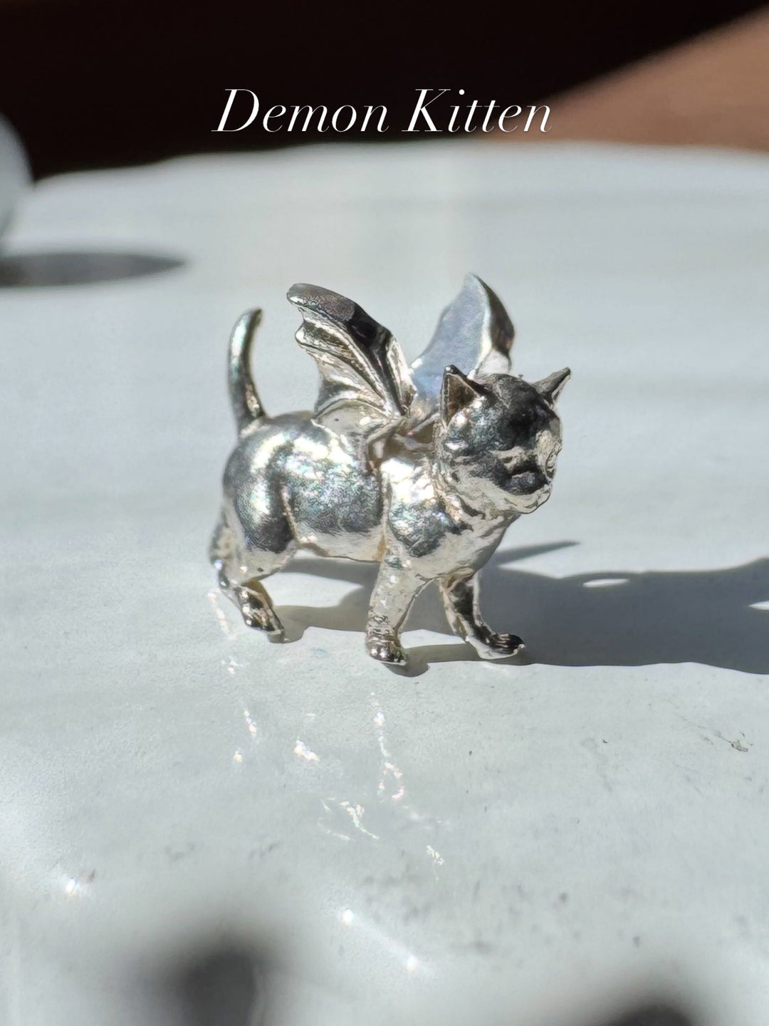 Demon Kitten Necklace or Charm
