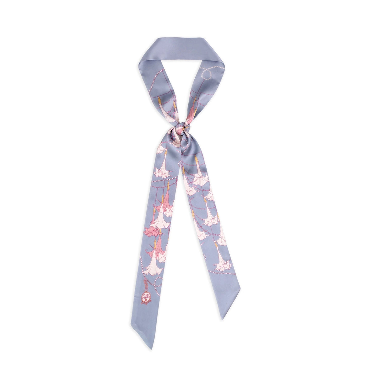 Dadura Silk Skinny Scarf
