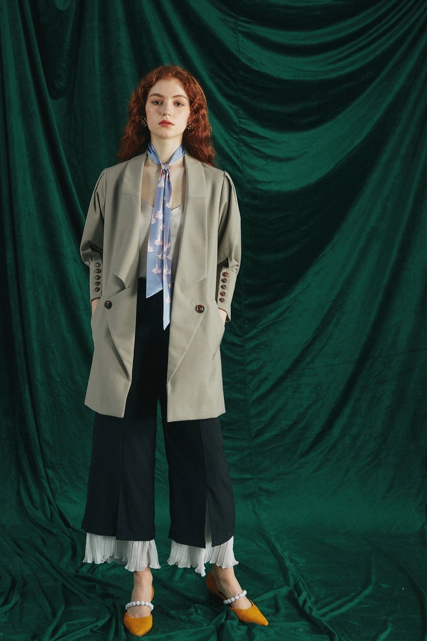 Dadura Silk Skinny Scarf