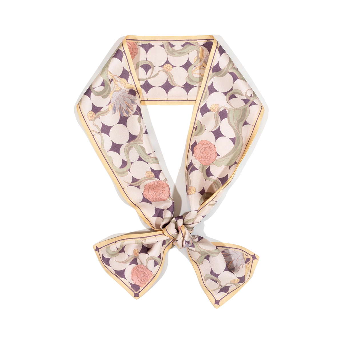 Dream Silk Twilly Scarf - Yellow