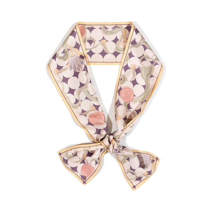 Dream Silk Twilly Scarf - Yellow